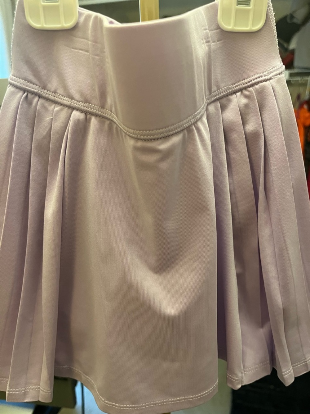 Pleated Lavender lil girls Skort